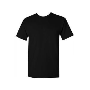Knocker Men's Cotton Short Sleeve Heavy Crew Neck T-Shirt Black